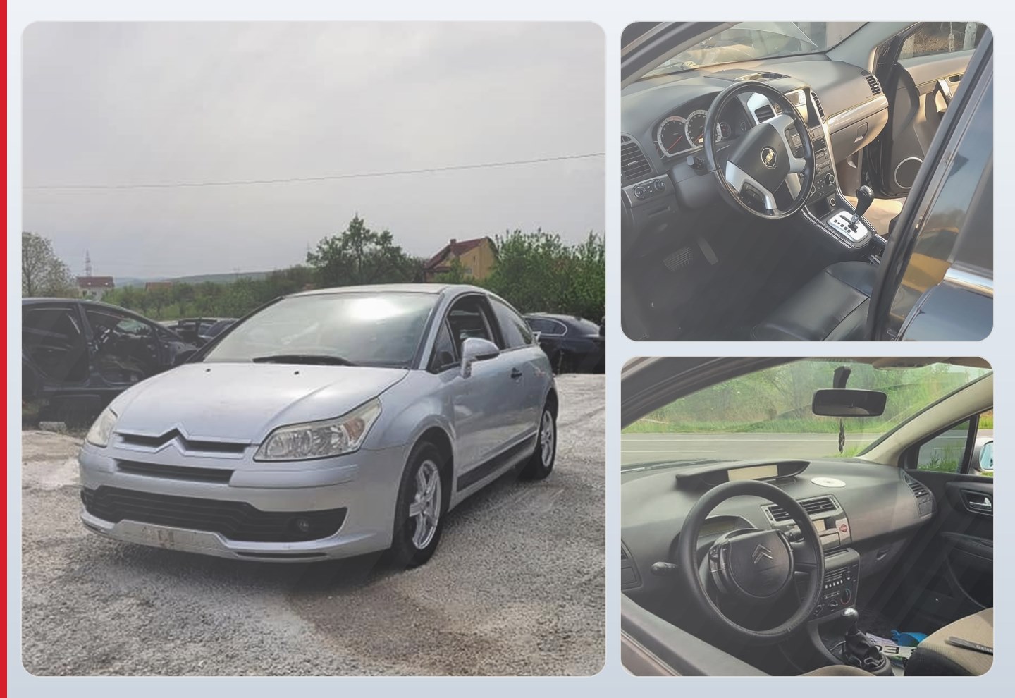 Colaj cu autoturism și interioare auto pentru dezmembrări auto Hunedoara